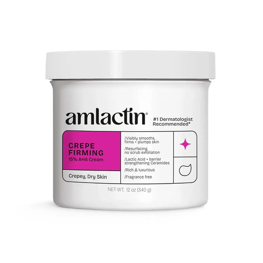 Amlactin Crepe Firming Body Cream, 15% Lactic Acid, 12 oz