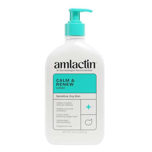 AmLactin Calm & Renew Lotion, Sensitive Dry Skin, 14.1 oz