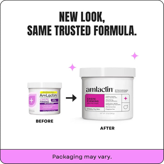Amlactin Crepe Firming Body Cream, 15% Lactic Acid, 12 oz